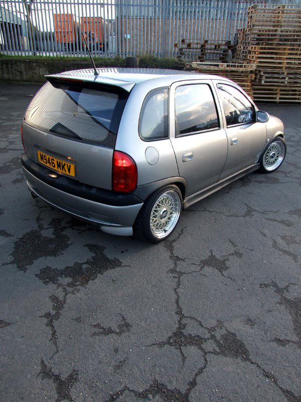 Corsa B on BMW BBS wheels Corsa Sport for Vauxhall and Opel Corsa B 